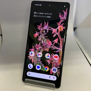 グーグル(Google)の【中古品】Google Pixel 6 Softbank SIMロック解除済 128GB ブラック(スマートフォン本体)