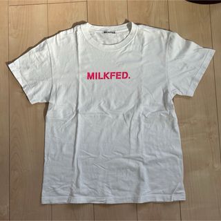 ミルクフェド(MILKFED.)のミルクフェド　白　Tシャツ(Tシャツ(半袖/袖なし))