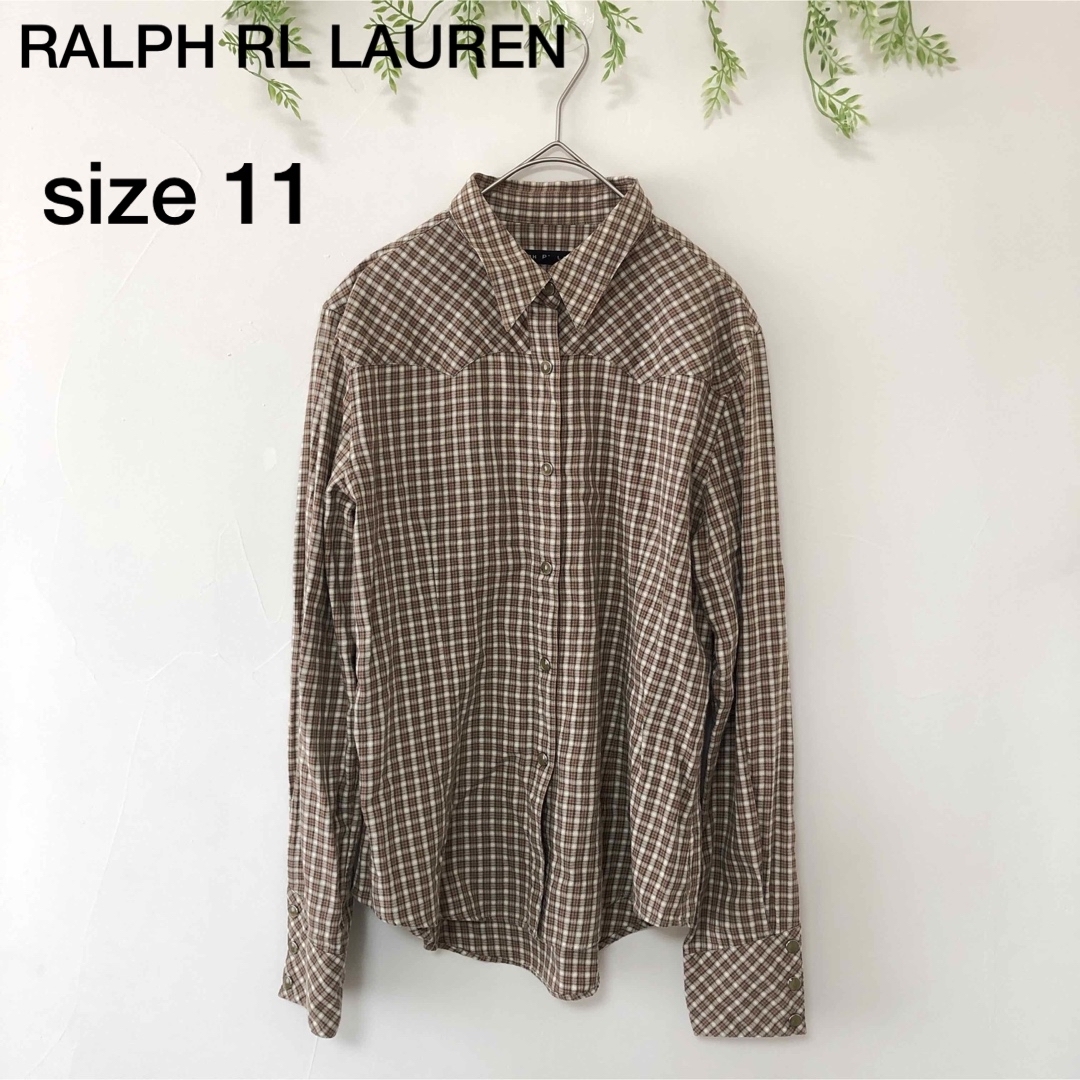 Ralph Lauren(ラルフローレン)の♡RALPH RL LAUREN♡アールエル ラルフローレン チェックシャツ  レディースのトップス(シャツ/ブラウス(長袖/七分))の商品写真