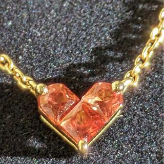 スタージュエリー(STAR JEWELRY)の497スタージュエリーミステリアスハートサファイアネックレス0.25ct(ネックレス)