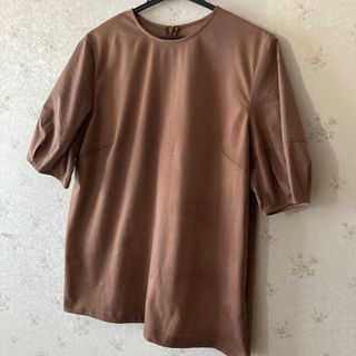 ニジュウサンク(23区)の23区　異素材パフスリーブTシャツ　38(Tシャツ(半袖/袖なし))