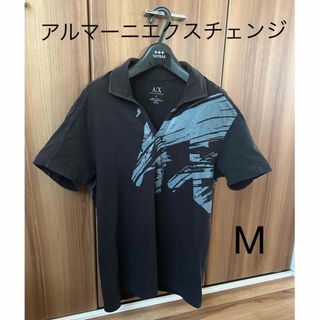 アルマーニエクスチェンジ(ARMANI EXCHANGE)のA/X アルマーニエクスチェンジ メンズポロシャツ　Mサイズ(Tシャツ/カットソー(半袖/袖なし))