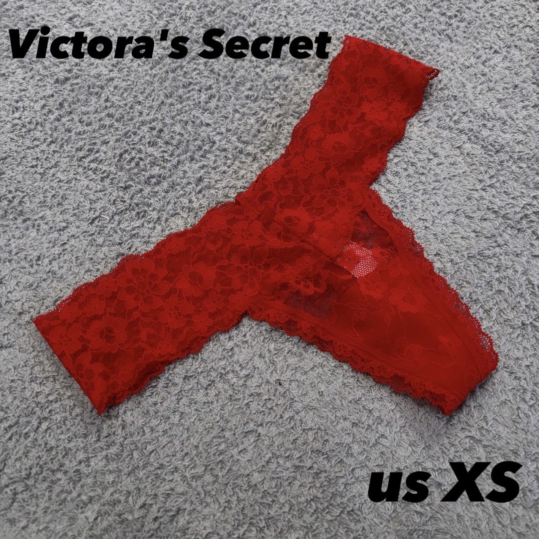 Victoria's Secret(ヴィクトリアズシークレット)のVictora's Secretヴィクトリアシークレット ショーツ Tバック 赤 レディースの下着/アンダーウェア(ショーツ)の商品写真