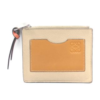 ロエベ(LOEWE)のロエベ コインケース/小銭入れ コインカードホルダー ラージ ベージュ系 レディース LOEWE NA34781 中古(コインケース)