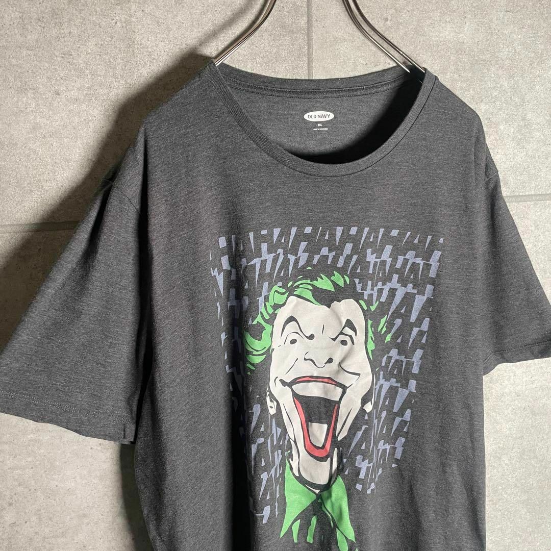 VINTAGE(ヴィンテージ)の[古着]バットマン　半袖　Tシャツ　ジョーカー　ヴィラン　アメコミ　DC　グレー メンズのトップス(Tシャツ/カットソー(半袖/袖なし))の商品写真