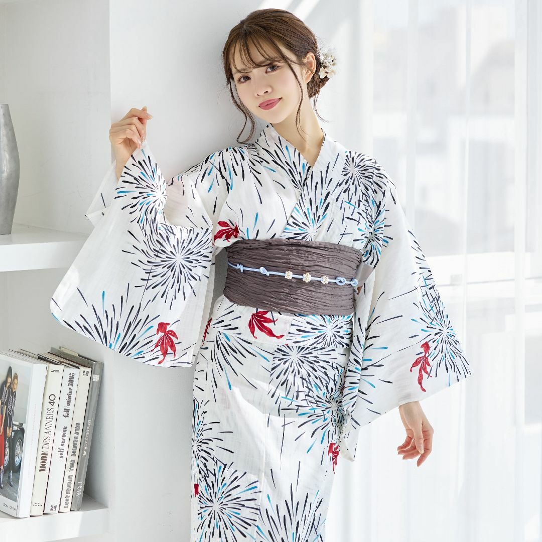 浴衣 セット 浴衣セット ゆかた 大人 レディース かわいい 新品 花火 金魚