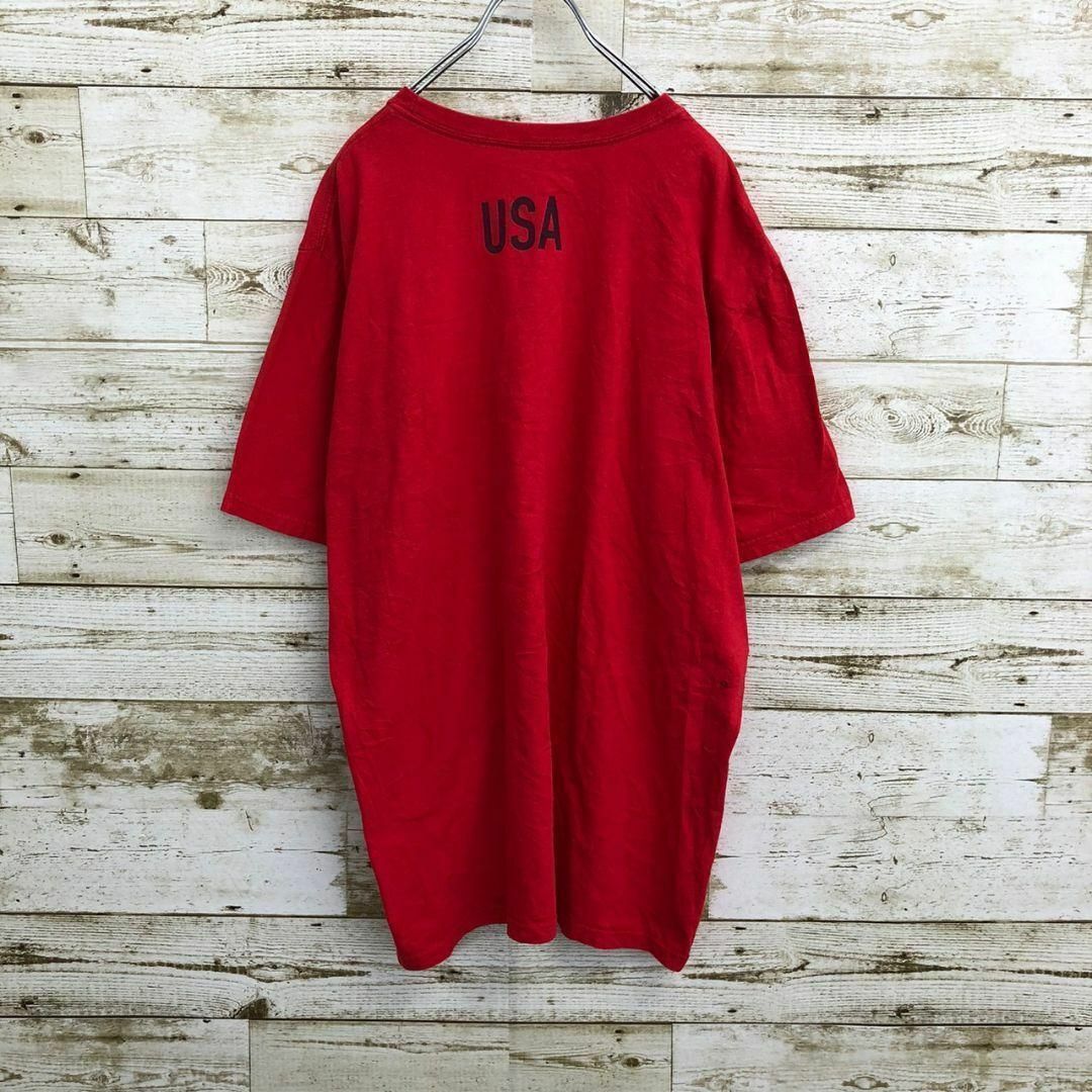 NIKE(ナイキ)の【k4020】USA古着ナイキNIKEスウッシュロゴプリント半袖TシャツXL メンズのトップス(Tシャツ/カットソー(半袖/袖なし))の商品写真