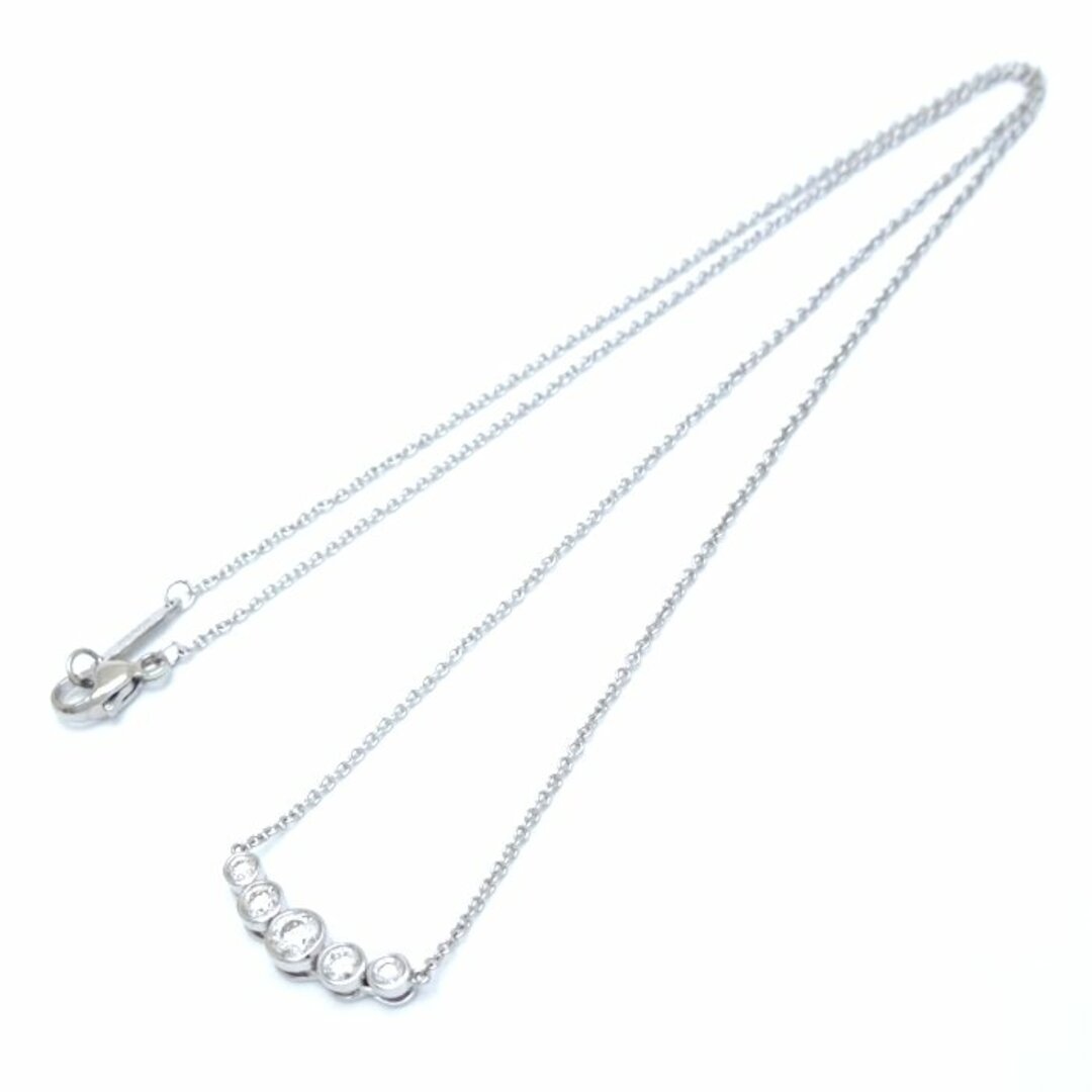 Tiffany & Co.(ティファニー)のTIFFANY&Co. ティファニー ジャズ ネックレス 5Pダイヤモンド Pt950プラチナ/291826【中古】【BJ】 レディースのアクセサリー(ネックレス)の商品写真