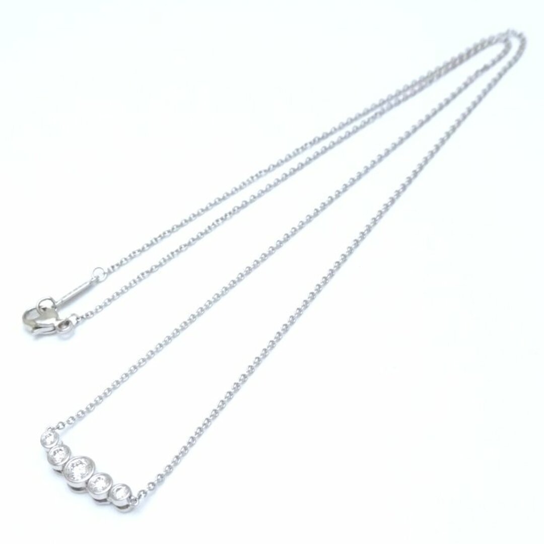 Tiffany & Co.(ティファニー)のTIFFANY&Co. ティファニー ジャズ ネックレス 5Pダイヤモンド Pt950プラチナ/291827【中古】【BJ】 レディースのアクセサリー(ネックレス)の商品写真