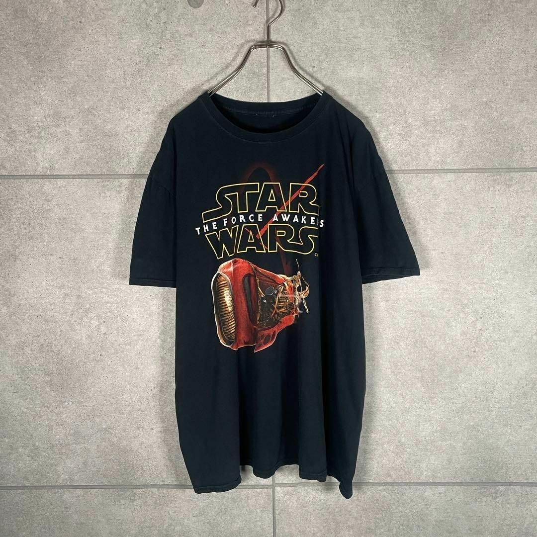 [古着]スターウォーズ　フォースの覚醒　半袖　Tシャツ　スピーダー　ムービー メンズのトップス(Tシャツ/カットソー(半袖/袖なし))の商品写真