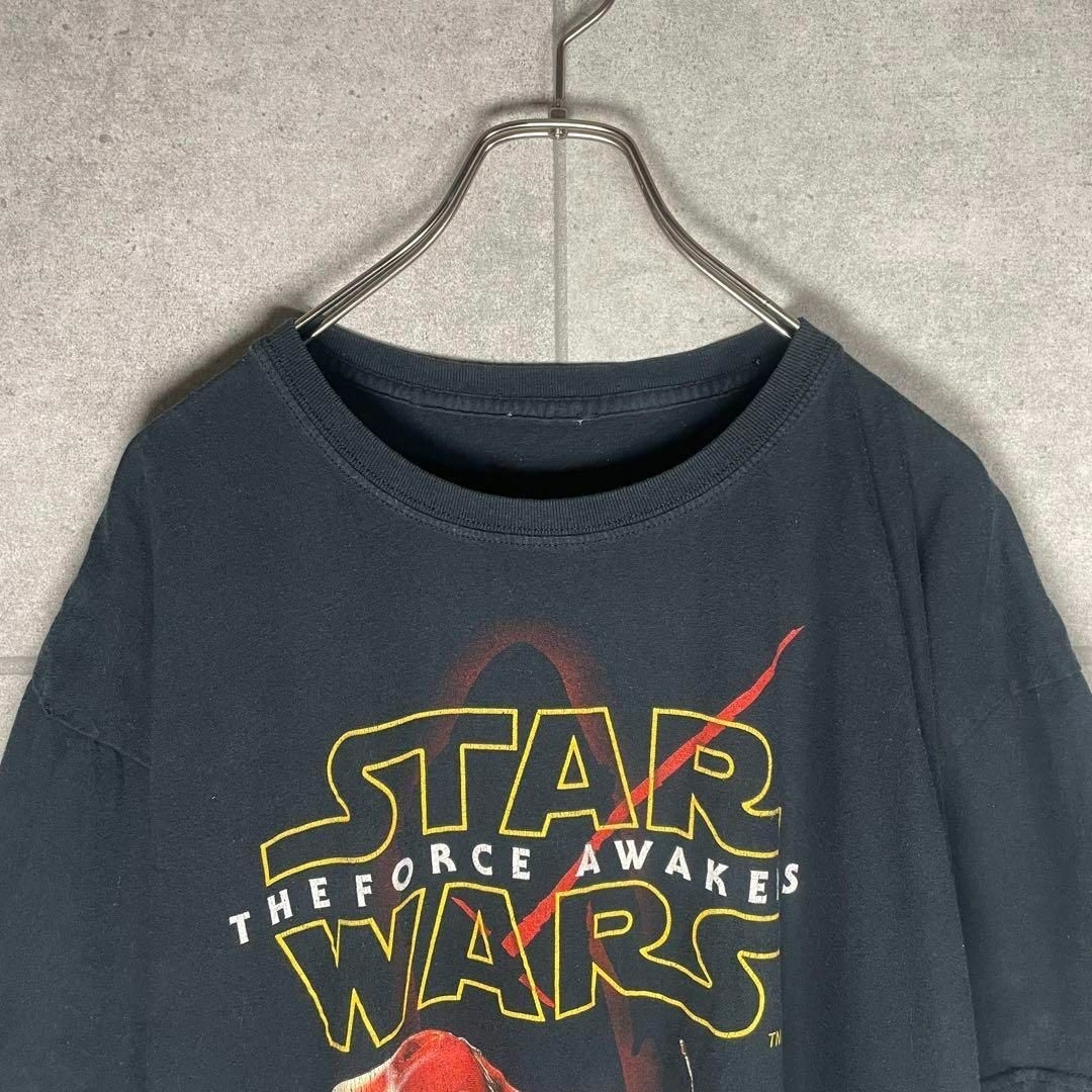 [古着]スターウォーズ　フォースの覚醒　半袖　Tシャツ　スピーダー　ムービー メンズのトップス(Tシャツ/カットソー(半袖/袖なし))の商品写真