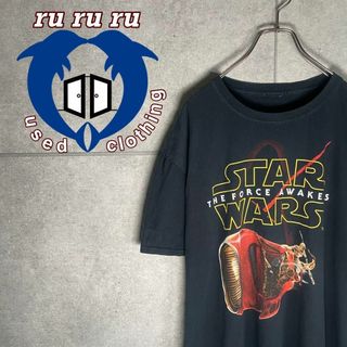 [古着]スターウォーズ　フォースの覚醒　半袖　Tシャツ　スピーダー　ムービー(Tシャツ/カットソー(半袖/袖なし))