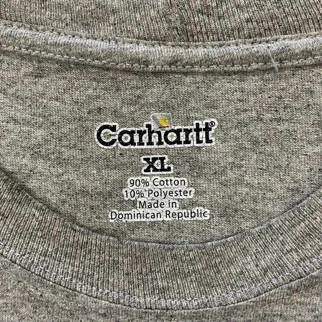 carhartt(カーハート)の【即日発送】古着　カーハート　クルーネック　Tシャツ　メンズ　グレー　XL メンズのトップス(Tシャツ/カットソー(半袖/袖なし))の商品写真