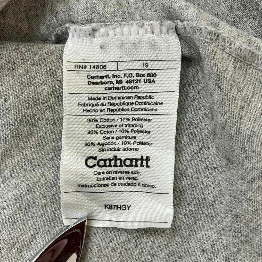 carhartt(カーハート)の【即日発送】古着　カーハート　クルーネック　Tシャツ　メンズ　グレー　XL メンズのトップス(Tシャツ/カットソー(半袖/袖なし))の商品写真