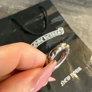 ◆Chrome hearts◆クロムハーツ指輪4号5号スクロールバンドリング