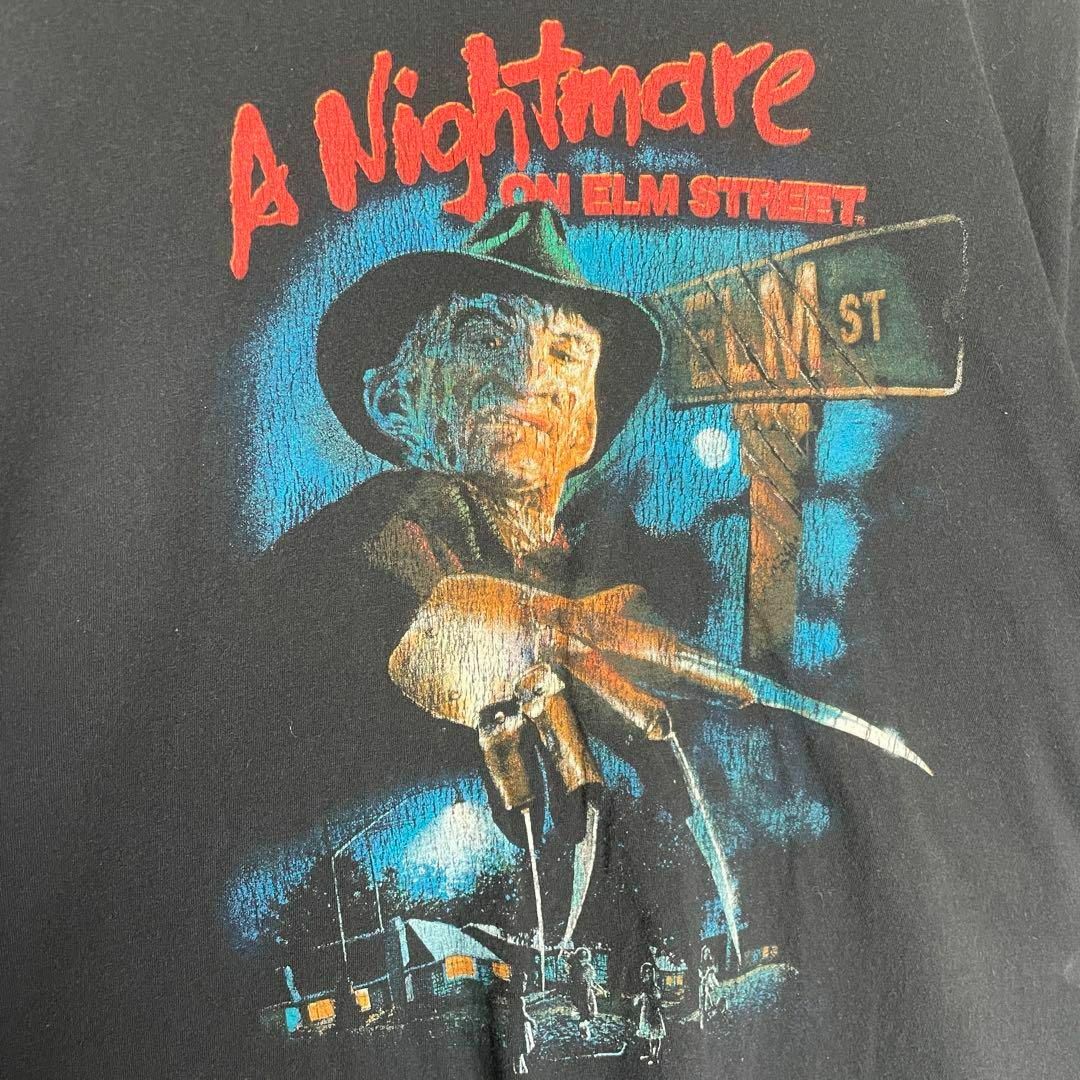 VINTAGE(ヴィンテージ)の[古着]ナイトメア　半袖　Tシャツ　フレディ　エルム街の悪夢　ホラー　ムービー メンズのトップス(Tシャツ/カットソー(半袖/袖なし))の商品写真