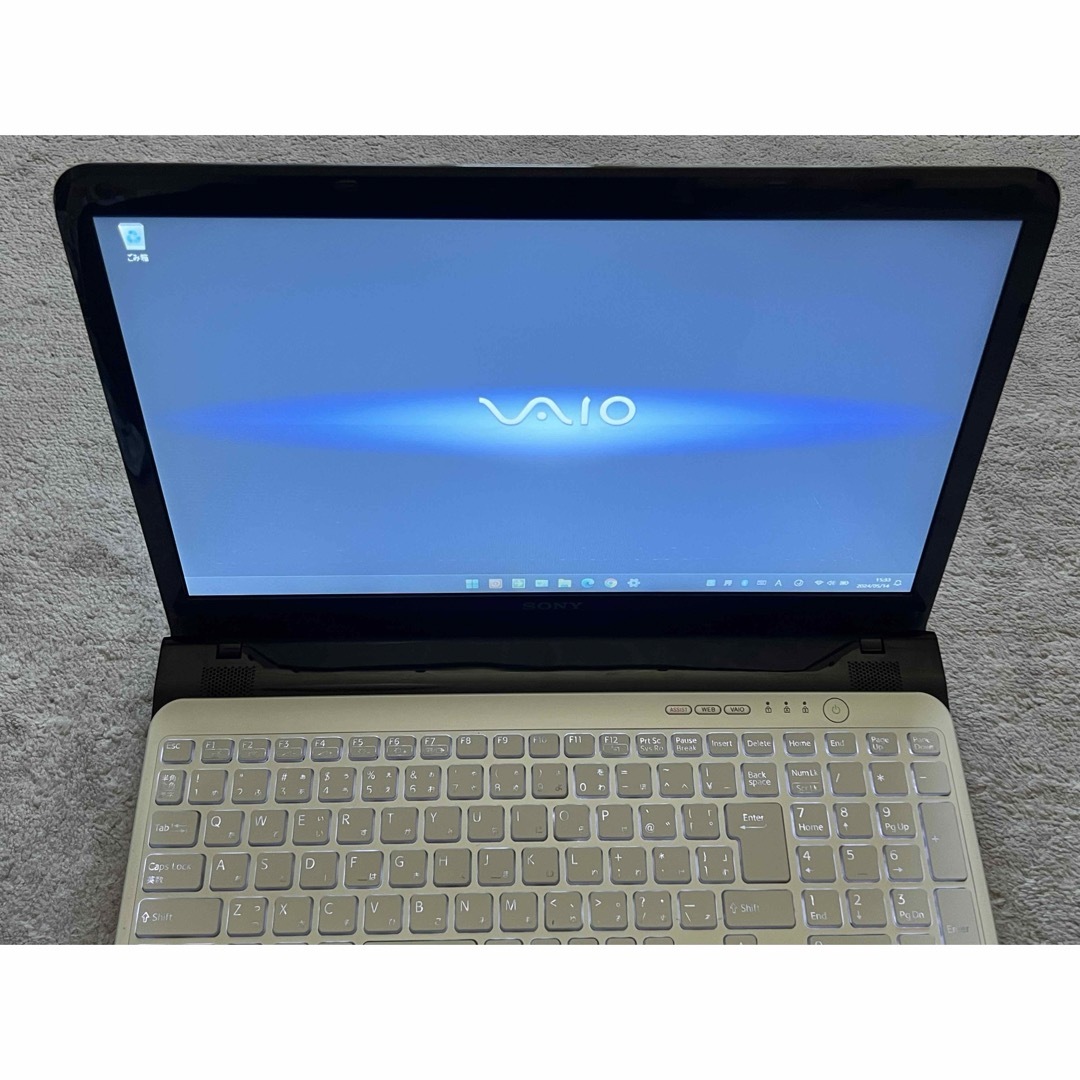 SONY(ソニー)の初心者向けノートPC VAIO Windows11 Corei7 バッテリー新品 スマホ/家電/カメラのPC/タブレット(ノートPC)の商品写真