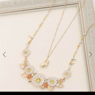 ♡axesfemme♡春の花園２連ネックレス美品