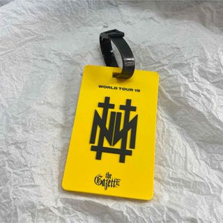 the GazettE グッズ　ガゼット　NINTH 台湾限定　黄黒色ネームタグ(パスケース/IDカードホルダー)