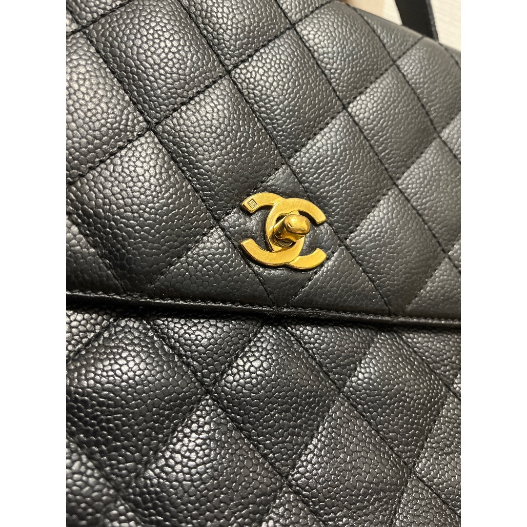 CHANEL(シャネル)の■シャネル CHANEL ケリーバッグ ハンドバッグ マトラッセ キャビアスキン レディースのバッグ(ハンドバッグ)の商品写真