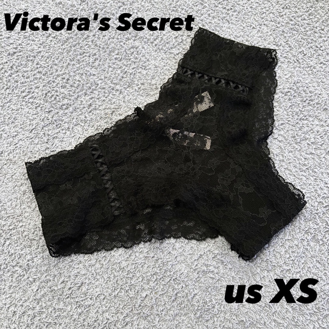 Victoria's Secret(ヴィクトリアズシークレット)のVictora's Secretヴィクトリアシークレット ショーツ レース 黒 レディースの下着/アンダーウェア(ショーツ)の商品写真