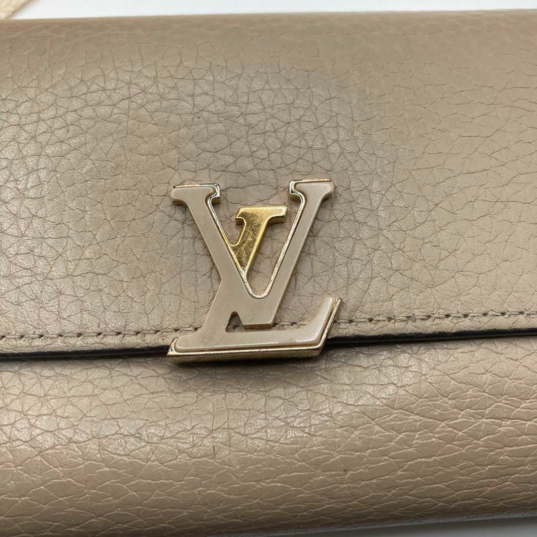 LOUIS VUITTON(ルイヴィトン)の鑑定済✨美品✨ルイヴィトン ポルトフォイユ カプシーヌ コンパクト トリヨン 革 レディースのファッション小物(財布)の商品写真