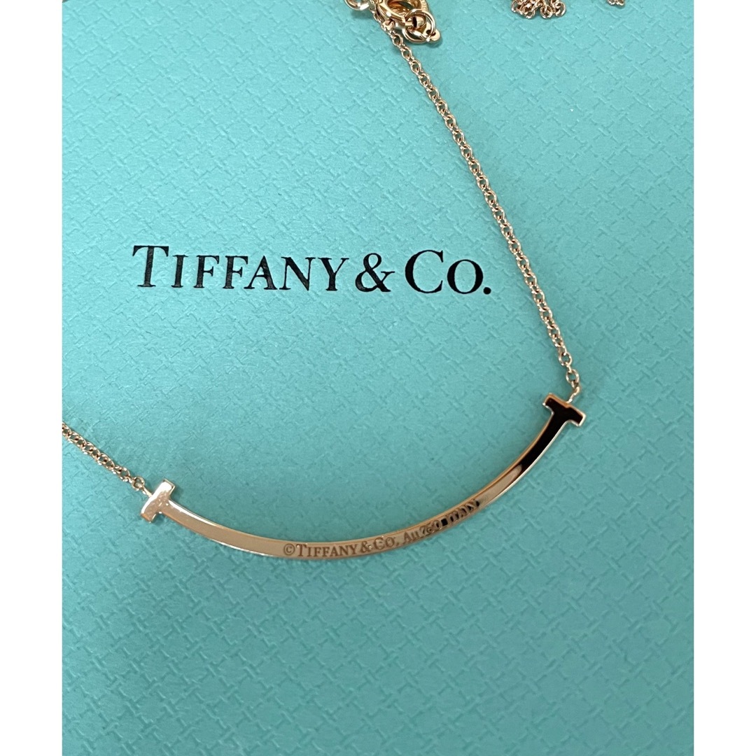 Tiffany & Co.(ティファニー)のティファニー Tiffany◇Tスマイル ネックレス PG ダイヤ レディースのアクセサリー(ネックレス)の商品写真