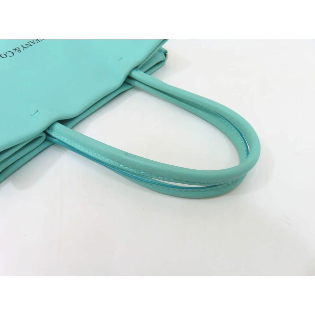 Tiffany & Co.(ティファニー)の【新着】ティファニー カーフスキン ティファニーブルー ショッピング トート スモール 2wayバッグ【池袋店】【中古】 レディースのバッグ(その他)の商品写真