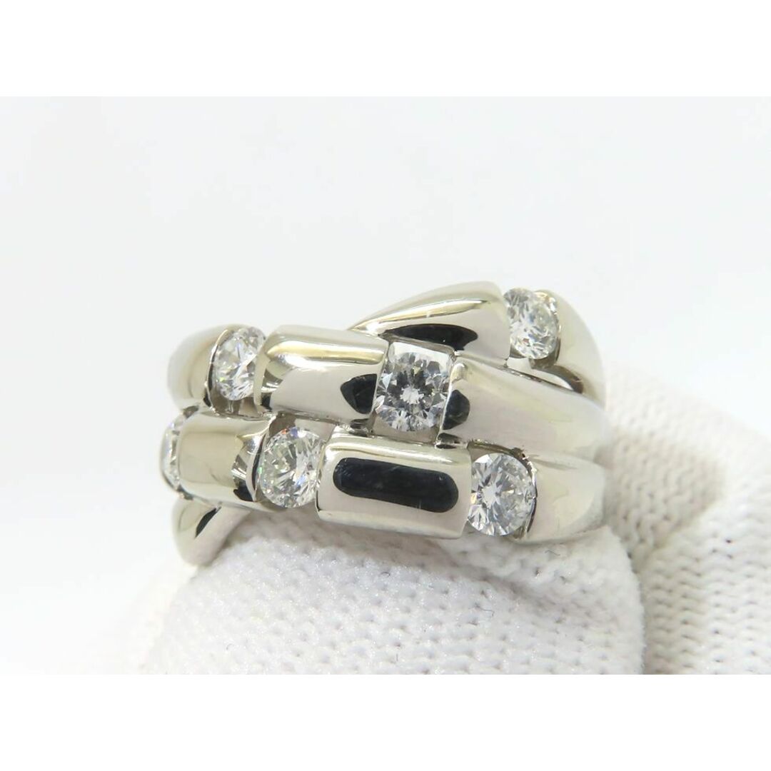 【新着】Pt950 ダイヤモンド 1.00ct(D/SI2/GOOD～EX) リング #12【池袋店】 【中古】 レディースのアクセサリー(リング(指輪))の商品写真