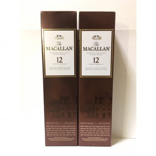 マッカラン(マッカラン)の旧ボトル マッカラン12年 シェリーオーク 700ml 40% 箱付き 2本(ウイスキー)