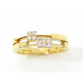 スタージュエリー(STAR JEWELRY)の【新着】スタージュエリー K18YG ダイヤモンド0.10ct  リング ＃8【池袋店】【中古】(リング(指輪))