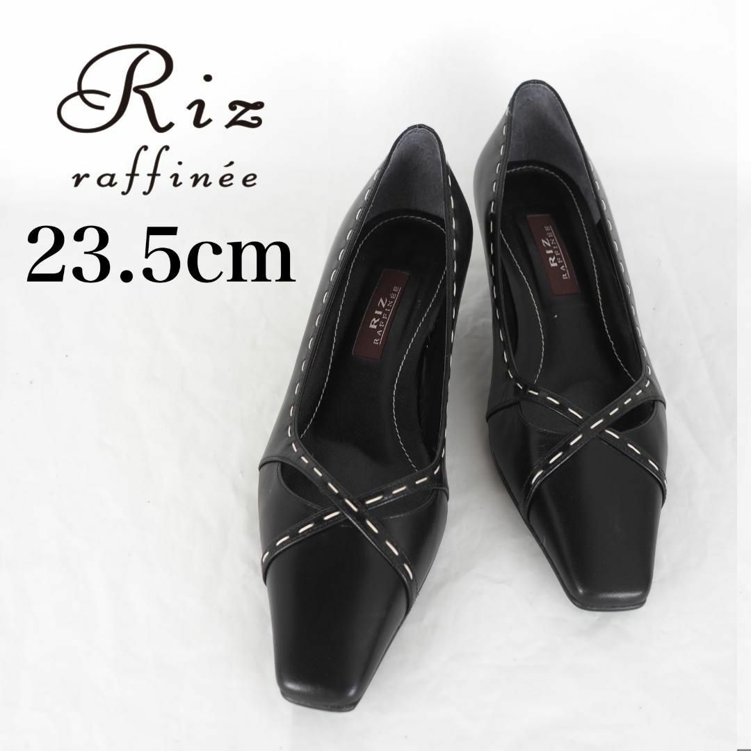 Riz raffinee(リズラフィーネ)のRiz raffinee*リズラフィーネ*サンダル*23.5cm*黒*M6343 レディースの靴/シューズ(ハイヒール/パンプス)の商品写真