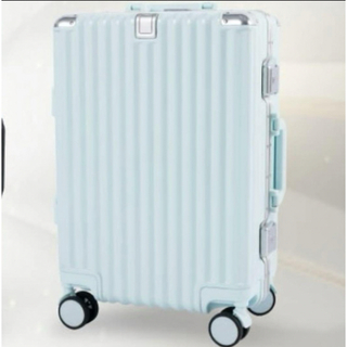 スーツケース　フレームタイプ　66L sc814-24 ブルー(スーツケース/キャリーバッグ)