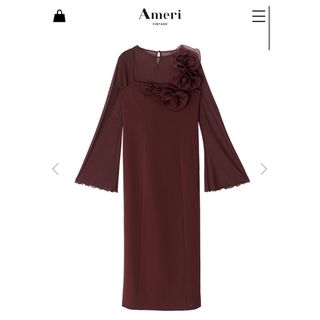 アメリヴィンテージ(Ameri VINTAGE)のAmeri Vintage ドレス CHERRY ROSE DRESS(ロングワンピース/マキシワンピース)