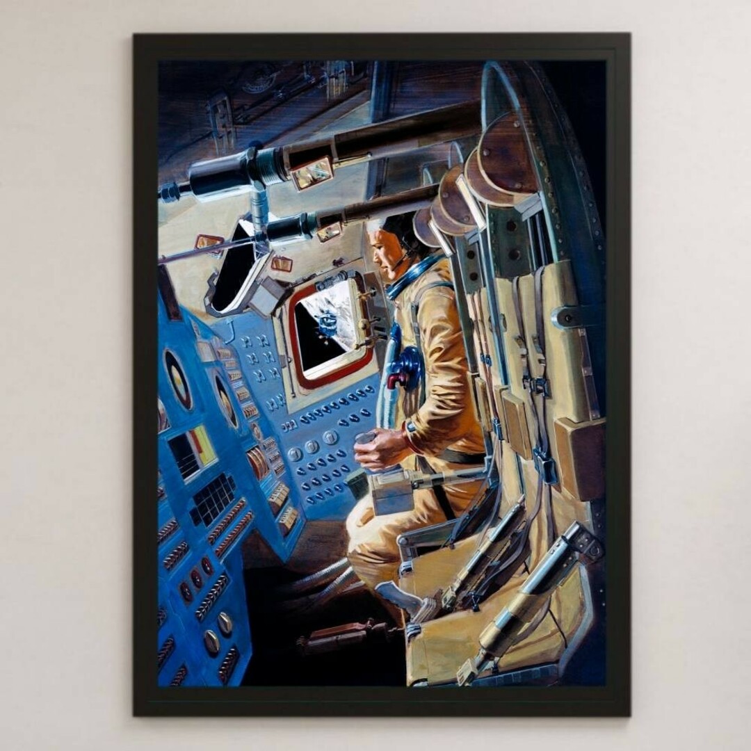 NASA アポロ12 司令船 C.M イラスト アート 光沢 ポスター A3 インテリア/住まい/日用品のインテリア/住まい/日用品 その他(その他)の商品写真