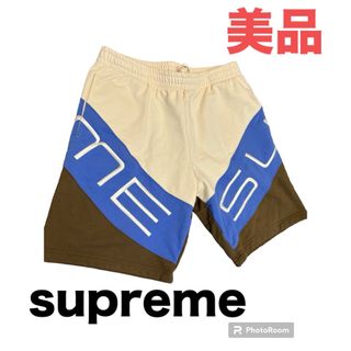 シュプリーム(Supreme)の【美品】supreme シュプリーム　 ハーフパンツ　L スウェット　(ショートパンツ)