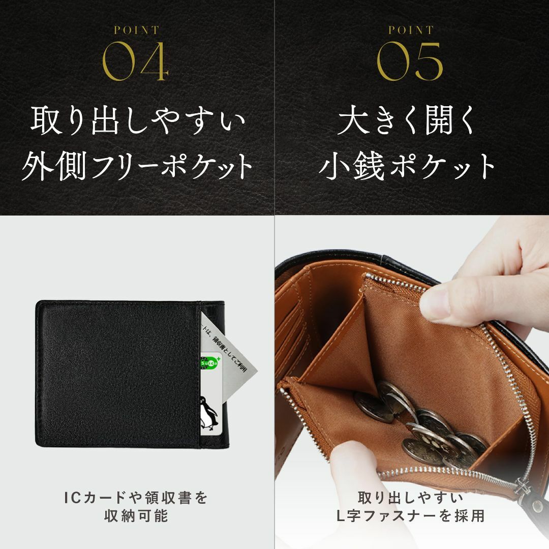 【色: グリーン】[グレヴィオ] 一流 の 財布 職人 が 作る カード が た メンズのバッグ(その他)の商品写真