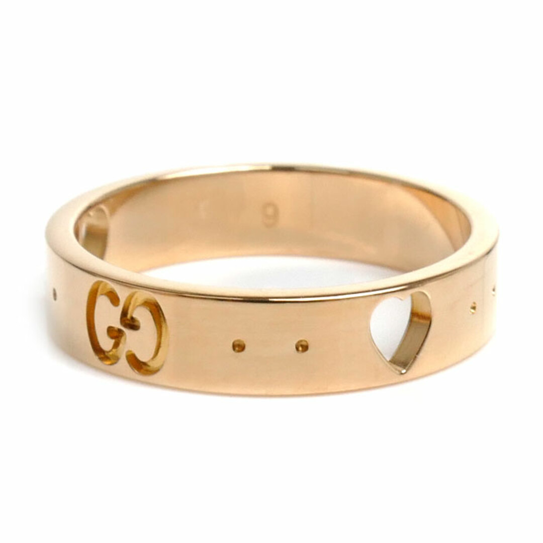 Gucci(グッチ)のGUCCI グッチ K18PG ピンクゴールド アイコン アモール リング・指輪 8.5号 3.4g レディース【中古】 レディースのアクセサリー(リング(指輪))の商品写真