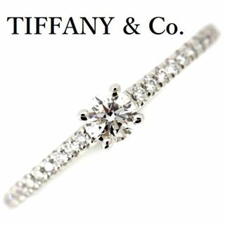 ティファニー(Tiffany & Co.)のティファニー ノヴォ ダイヤモンド ラウンド リング Pt950 10号(リング(指輪))