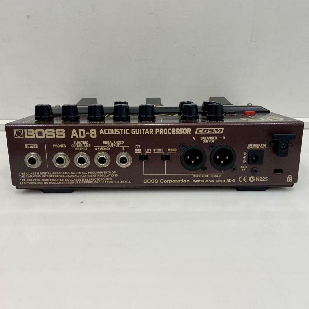 BOSS(ボス)のBOSS（ボス）/AD-8　Acoustic Guitar Processor ACアダプター付属 【中古】【USED】アコースティック・ギター用エフェクターアコースティック・ギター用マルチエフェクター【COCOSA熊本店】 楽器のギター(エフェクター)の商品写真