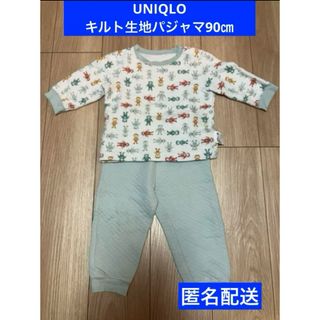 ユニクロ(UNIQLO)の【UNIQLO】キルト生地パジャマ90㎝(パジャマ)