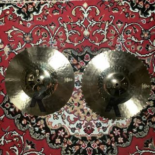 Zildjian（ジルジャン）/13 1/4” K CUSTOM HYBRID HIHATS - PAIR(TOP:0.87kg BOTTOM:1.25kg) 【中古】【USED】ハイハットシンバル【大宮店】(その他)