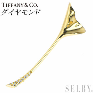 ティファニー(Tiffany & Co.)のティファニー K18YG ダイヤモンド ブローチ(ブローチ/コサージュ)