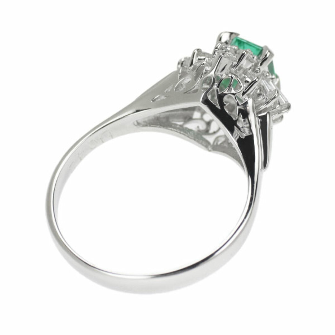 Pt900 エメラルド ダイヤモンド リング 0.41ct D0.42ct レディースのアクセサリー(リング(指輪))の商品写真