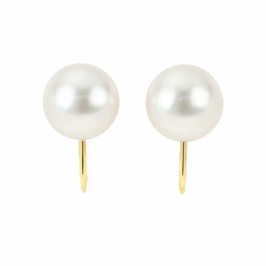 MIKIMOTO(ミキモト)のミキモト K18YG アコヤ真珠 イヤリング 径約7.7mm レディースのアクセサリー(イヤリング)の商品写真