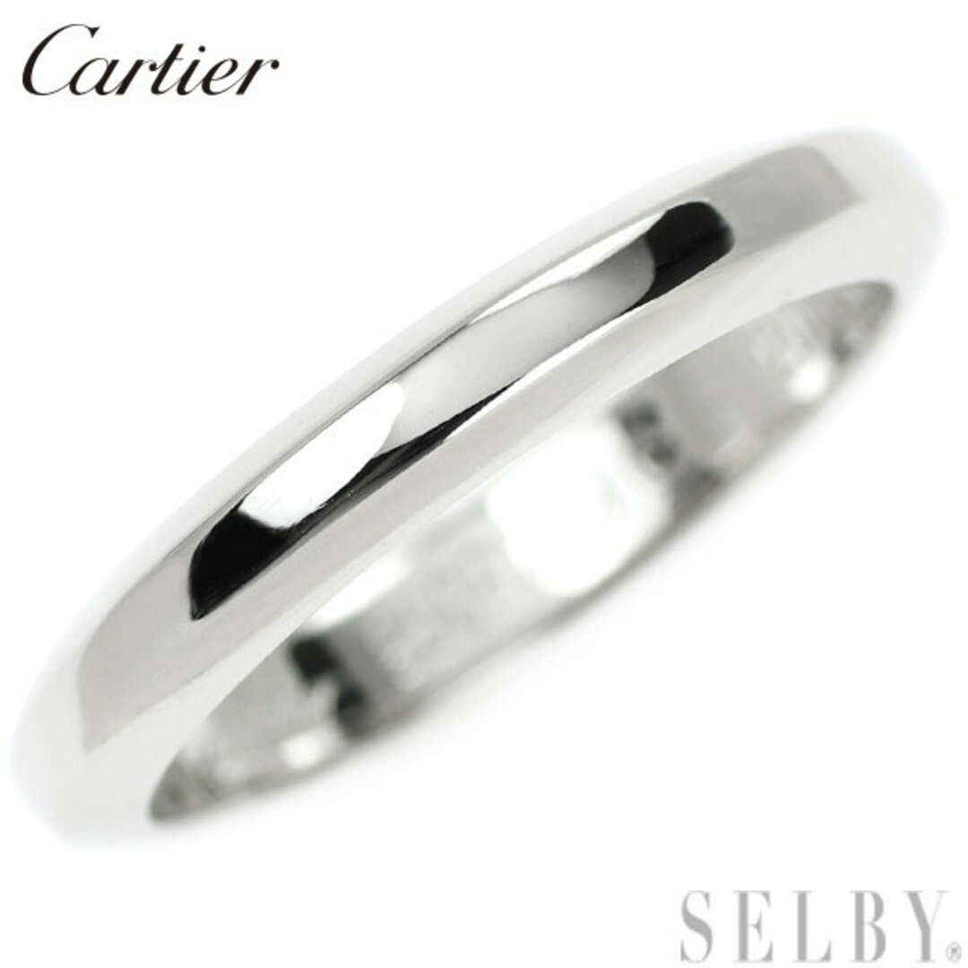 Cartier(カルティエ)のカルティエ Pt950 リング バンド 49号 デクラレーション レディースのアクセサリー(リング(指輪))の商品写真