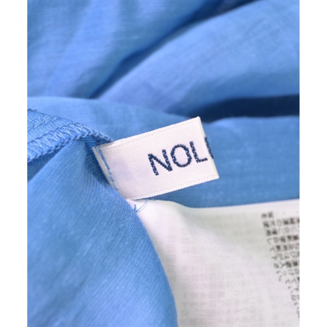 NOLLEY'S(ノーリーズ)のNolley's ノーリーズ カジュアルシャツ 38(M位) 水色 【古着】【中古】 レディースのトップス(シャツ/ブラウス(長袖/七分))の商品写真