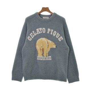 gelato pique HOMME スウェット M ブルーグレー 【古着】【中古】(スウェット)