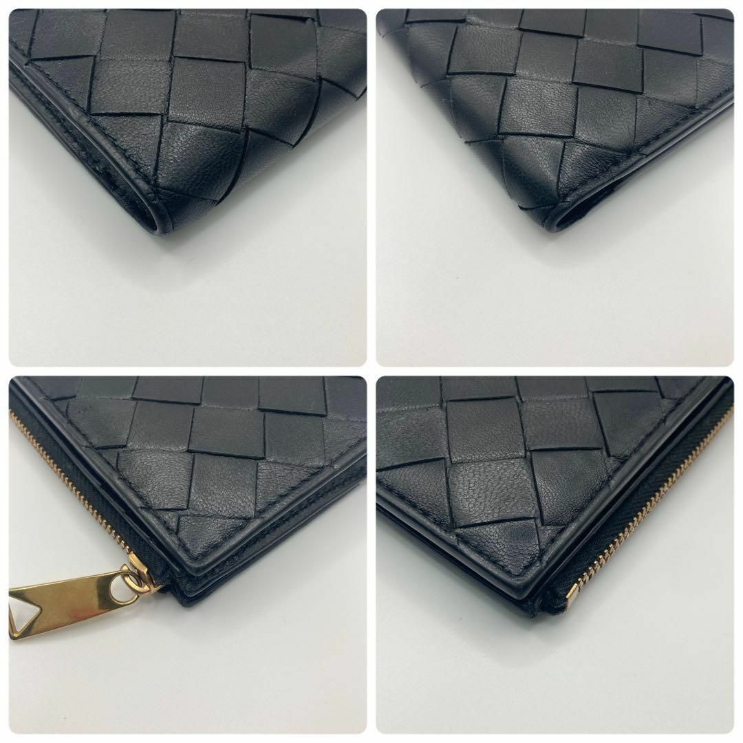 Bottega Veneta(ボッテガヴェネタ)の美品＊ボッテガヴェネタ イントレチャート 二つ折り財布 ファスナー ウォレット レディースのファッション小物(財布)の商品写真