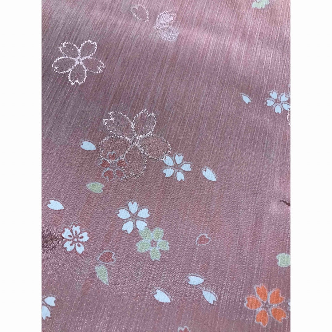 桜柄の小紋の反物　y1-5 レディースの水着/浴衣(着物)の商品写真